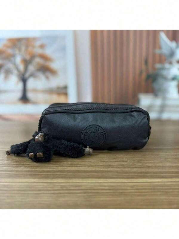 Estojo Escolar Grande 3 Zíperes Feminino Masculino Organizador 3 Compartimentos