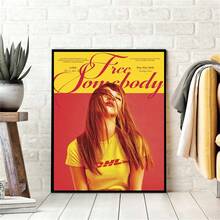 1 PC Album Poster Canvas Painting - Hip-Hop Themed Decorative Painting, Wall Art For Bedrooms, Offices, And Dorms, Gift For Music Fans, High-Quality Printed Art Signature Design, Unframed