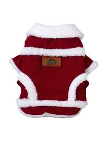 Cute Dog/Cat Clothes, Vintage Vest, Warm Thermal Lining, Autumn/Winter Pet Apparel