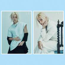 2 件海报，Felix/STRAYKIDS 海报，ELLE 杂志海报，粉丝周边商品，自粘海报，可粘贴在客厅、卧室墙壁上，或用于装饰不完美的墙壁，精美的装饰礼物 - 彩色 - 查看 7
