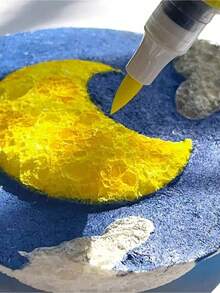 3D rundes Holzfaser-Hochleistungs-Kompressionskarton, Wasser-expandierender Schaumstoff-Kunsthandwerkspapier, geeignet für Papierkunst und DIY-Aktivitäten - ideale Geschenkwahl für Weihnachten, Büro und Zuhause Interaktion, hervorragend für kreatives Malen und emotionalen Ausdruck