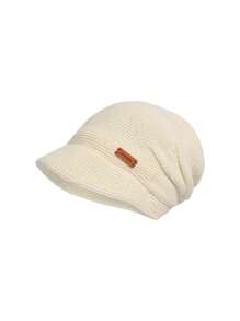 1pc Women's Winter Thick Knit Beanie Hat, Outdoor Warm Cuffed Ski Cap With Wide Brim, Flattering & Ear Warmer, Suitable For Maternity