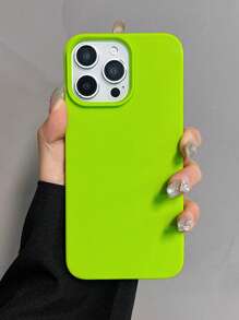 Minimalist High-End Frameless Heat Dissipation Green Phone Case Compatible With IPhone 17 Pro Max/17 Pro/17 Air/17/16 Pro Max/16 Pro/16/16 Plus/15/15 Pro Max/15 Pro/15 Plus/11/12/13/14 Pro Max/XS/XR/11 Pro/11 Pro Max/12 Pro/12 Pro Max/13 Pro/13 Pro Max/7 Plus/14 Pro/14 Pro Max/14 Plus/7 Plus/8 Plus/8/SE2, Creative Design For Men And Women