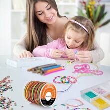 New Arrival-0.8 Mm Clear Bracelet String, Elastic Beads String For Bracelets Jewelry Making, Necklaces, Beading And Crafts, Friendship Stretchy Bracelet Beads String Cords & Threads WUINOID