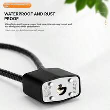 1 pieza Candado de casco de bicicleta - Candado de cable de acero suave 2 en 1, cuerda de acero reforzada de 28 cm (negro), con llave, diseño antirrobo para cestas de bicicleta, armarios y puertas, duradero y flexible