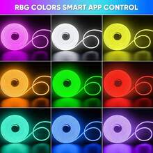 10m RGB Neon Light Strip, 5V IP65 Waterproof LED Neon Lights, Suitable For Halloween, Christmas And Other Holidays Or Daily Home Neon Light Decoration Lighting - Multicolor - View 10