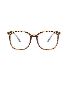 1 Piece Round Retro Leopard Color Ladies Glasses,Blue Light Glasses,Glasses,Eyeglasses Women,Fake Glasses,Blue Light Glasses Women,Clear Glasses,Phone Accessories,PC Material Lightweight And Comfortable,Y2K Style,Back To School,Suitable For Daily Leisure Wear,Office Commuting,Mobile Phone,Computer,Gaming.