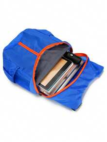 Ultra-Lightweight Packable Foldable Backpack Daypack - Water-Resistant Quick-Dry Foldable Hiking & Travel Pack For Men, Women & Teens; Packable Travel Daypack With Phone Pocket, Anti-Theft Zipper Pocket, Key Clip, Bottle Sleeve, Compression Straps & Reflective Strip; Ultralight Ripstop Nylon Rucksack That Packs Into Pouch - Ideal For Camping, Trekking, Commuting, School, Gym, Beach, Festivals & Emergency Use