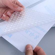 10 件自粘书套、透明磨砂书膜、书套、保护性书套、预切书套、可重复使用和可调节书套、加厚保护性书套，适用于办公室、学校或学生 - 彩色 - 查看 6