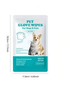 10 piezas Toallitas para mascotas, Guantes de baño sin agua para gatos y perros, Limpieza corporal completa, Hidratante, Limpieza en seco, Toallitas para mascotas, Guantes de baño sin agua, Baño para gatos, Toallitas para mascotas, Perros, Limpieza en seco, Guantes, Eliminación de olores, Desodorización, Solución de limpieza sin agua