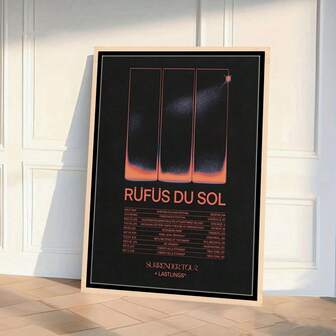 1 Tour Poster, Dance Music - Album Cover Wall Art, Perfect For Music Room Decoration, Living Room, Bedroom, Office, Dorm, Kitchen, Bathroom, Hallway Wall Decor, Home Decor, Unframed