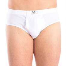 Kisses and Love Pack de 2 Cuecas Básicas Kisses&Love em tecido respirável KLS3 para Homem - Entrega em 24/48 horas na Península e Ilhas Baleares - Branco - Ver 2