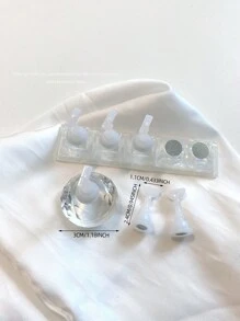 亚克力极光彩虹色矩形钻石形状美甲展示架，树脂水晶珠水钻复古韩国花朵激光 DIY 家居和户外女士母亲姐妹妻子女友婚礼美甲沙龙美容情人节使用