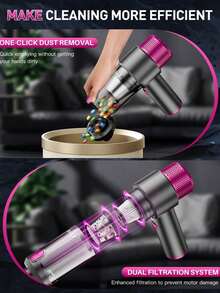 Easypie Selection 1 Stück 90W Hochleistungs-Autostaubsauger, super starke Saugkraft, Hochleistungs-Autostaubsauger und Luftdüse, 4-in-1 tragbarer Mini-Autostaubsauger, Handstaubsauger für Auto, Zuhause und Büro, perfekte Geschenke für Freunde, Abschlussgeschenke, Geschenke zum Schulanfang, Weihnachtsdekoration, Valentinstag-Geschenke, Geschenke für Mama und Papa, Halloween, Thanksgiving, personalisierte Geschenke, Geburtstagsgeschenke, Neujahrgeschenke