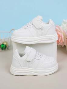 1双儿童百搭校园休闲软底运动鞋 - 白色 - 查看 4