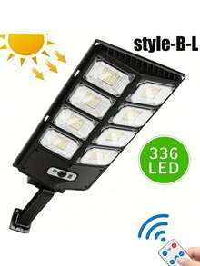 1 szt. 504 LED Solar Light, lampa zewnętrzna, 3 tryby, zasilana energią słoneczną, dwurzędowa, zintegrowana, 8000LM, 6500K, wodoodporna, czujnik ruchu, lampa bezpieczeństwa do ogrodu, idealna na Halloween, Boże Narodzenie, Święto Dziękczynienia, dekoracja, kemping na zewnątrz, lampa uliczna, (dostępna w rozmiarach S/M/L/XL/XXL) - białe światło - Zobacz 16