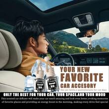 Long-Lasting Car Air Freshener For Women, 4pc Air Freshener Diffuser, Hanging Air Fragrance Essential Oil Diffuser, Car Scents Accessories Cute Car Interior Decor Unisex (Light Fragrance) - loạt số 2 - Xem 3