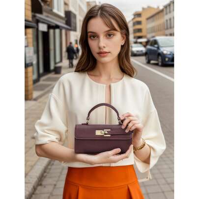 Fashion New Elegant Shoulder Handbag Crossbody Bag, Casual Minimalist Sweet Travel Multi-Function Evening Party Shopping Tote