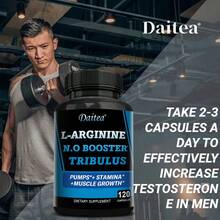6-In-1 Nitric Oxide Supplement - With Beet Root & Tribulus Terrestris, 120 Capsules - 2 Bottle - 查看 4