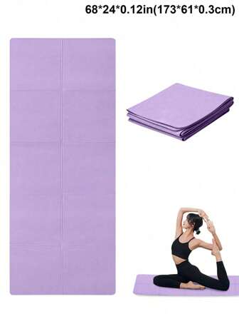 1pc EVA Yoga Mat, Waterproof And Non Slip Fitness Mat, Suitable For Fitness, Camping, Yoga And Pilates