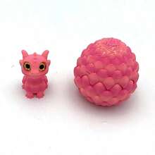 3D Printed Multi-Color Dinosaur Egg Set, Flip-Top Dinosaur Egg Desktop Decor, Gift For Christmas, Party