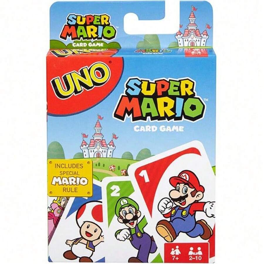 Mattel UNO 官方收藏版:超級多版本卡牌遊戲組 - 每副 112 張卡,2-10 人玩家,主題派對遊戲,附機器人變形機制 - DRD00 一號 - 查看 1