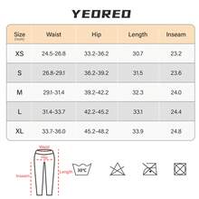 YEOREO Women Activate Workout Hidden Scrunch Leggigns Gym Booty Lifting High Waist Leggings Seamless Yoga Pants Fall Clothes For Women Black Leggings Winter Clothes For Women - 深藍 - 查看 3