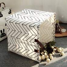 1pc Fabric Storage Box, Household Dirty Clothes Laundry Basket, Foldable Toy Storage Bin