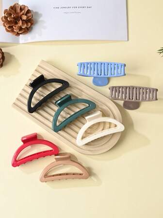 1pc Soft Silicone Hair Clip, Flexible, Shock-Absorbing, Won't Damage Scalp, Anti-Slip, Hair Clip, Fall, Hair Accessories Women, Hair Tools, Hair Stuff, Stuff, Beauty Accessories, Gifts, Travel, Gifts For Women, Hair Stuff, Stocking Stuffers