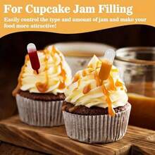 50pcs Dropper Straw, Cake Dropper, Dessert Dropper Plastic Squeeze Transfer Dropper Dropper