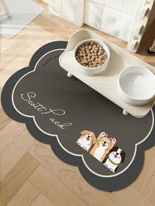 Anpassbarer Haustier-Matte für Katzen & Hunde - schnelltrocknend, wasserabsorbierend, personalisiert mit dem Namen des Haustieres, nordischer Stil Bodenmatte für den Innenbereich, Haustier-Matte für den Boden, verspieltes Haustier-Design, strapazierfähige Haustier-Matte (mittlere oder große Größe empfohlen für besseren Sitz für Katzen und Hunde) - Verschiedenfarbig - Übersicht 24