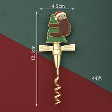 Weihnachts-Rotwein-Flaschenöffner, Bär- & Hund-Hut-förmiger Weinöffner, Weihnachtsgeschenk - Verschiedenfarbig - Übersicht 9