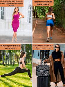 Kit 6 Calcinha Sem Costura Lingerie Feminina