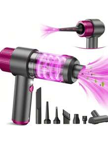 Easypie Selection 1 Stück 90W Hochleistungs-Autostaubsauger, super starke Saugkraft, Hochleistungs-Autostaubsauger und Luftdüse, 4-in-1 tragbarer Mini-Autostaubsauger, Handstaubsauger für Auto, Zuhause und Büro, perfekte Geschenke für Freunde, Abschlussgeschenke, Geschenke zum Schulanfang, Weihnachtsdekoration, Valentinstag-Geschenke, Geschenke für Mama und Papa, Halloween, Thanksgiving, personalisierte Geschenke, Geburtstagsgeschenke, Neujahrgeschenke