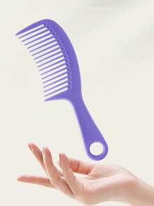 5-Piece Hairstylist Professional Comb Set, Curved Hook Comb, Pointed Tail Hairdressing Comb, Wide-Tooth Comb, Comb With Hole Handle, Steel Needle Pointed Tail Comb, Fine And Wide Tooth Styling Comb Suitable For All Hair Types, Styling Comb For Highlight Distribution Area, Professional Salon Barber Shop Hairdressing Special Tools - Multicolor - View 3