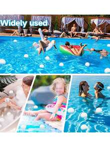 Pool Cleaning Ball For Pool Spa Hot Tubs, Reusable 3-Inch Hot Tub Absorber Ball, Washable Hot Tub Oil Spa Sponge, Removes Scale, Hot Tub Pool Oil Scum Filter Sponge Ball Hot Tub Scum Filter Oil Suction Decontamination Sponge, Suitable For Pools, Hot Tubs, Spas