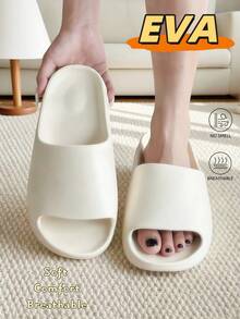 Nuevo estilo de zapatos de suela gruesa de coco para hombres y mujeres. Fabricados en material EVA, suaves y cómodos, con características antideslizantes, resistentes al desgaste y a los olores. Adecuados para el hogar, el baño, el uso al aire libre, deportes unisex y zapatillas versátiles casuales, que se pueden usar en todas las estaciones.