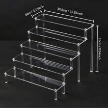 Suport/raft de depozitare acrilic! Decorațiuni pentru cameră. Poate expune parfumuri, rujuri, bijuterii, păpuși mici, ochelari etc. Poate fi folosit și pentru a plasa obiecte la petreceri. O alegere excelentă pentru a oferi cadouri de Halloween, Ziua Națională, Crăciun și alte festivaluri!