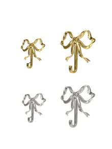 1 buc cârlig de perete cu fundă aurie, cârlige cu nod de fundă aurie, cârlige de perete cu fundă din alamă, cuier pentru ușă, cârlige pentru prosoape, cârlige pentru haine din alamă, cârlige decorative pentru nuntă, baie, sufragerie, decor bucătărie, cuier de perete metalic din alamă pentru sufragerie, baie