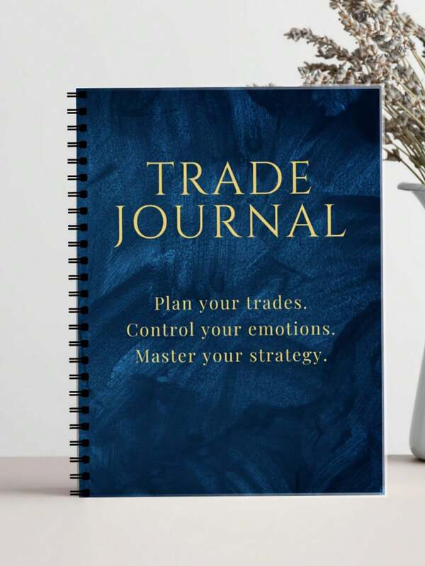 Guided Trading Journal For Adults: Personal Finance & Investment Planner, Risk Management Notebook With Motivational Design, Compatible With Stocks, Crypto, And Forex Markets, Motivational Notebook | Stylish Journal | Spiral Binding, Money Management Book