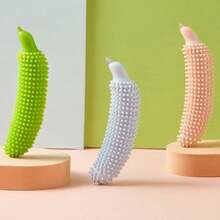 2 件装狗狗玩具黄瓜咀嚼棒，耐用出牙咀嚼玩具，适合幼犬、泰迪、小型/中型/大型犬 - 彩色 - 查看 2