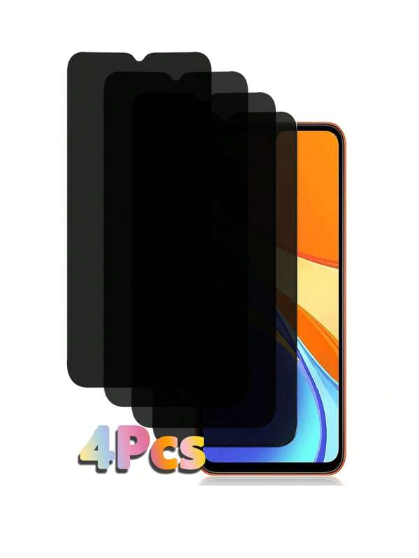 4 pezzi di vetro anti-spia compatibile con SAMSUNG A50 M10 M20 M30 A50S A30S M10S M30S, protezione dello schermo in vetro temperato, accessori per lo schermo del telefono, protezione per la privacy per uso quotidiano, in ufficio e a casa, resistente all'acqua, agli urti e ai graffi