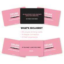 DRUNK LOVERS Couples Drinking Game For Date Night, Couples Games For Adults Couples Card Games For Adults, Perfect For Anniversary Or Valentine's Day Gift, Enhance Relationship
