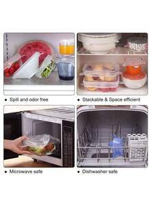 6pcs/Set Silicone Stretch Lids, 6 Packs Reusable Silicone Lids, Food Storage Silicone Covers For Bowl, To Keep Food Fresh, For Can, Cup And Glass Jars Home Kitchen Appliances Accessories Gadgets Tools Christmas Kitchen Stuff Cooking Christmas - 彩色 - 查看 3