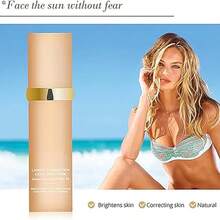 4 En 1 Light Spectrum F-or-ev-er B-loo-m, 4 In 1 Foundation Liquid,   Foundation 4 En 1 Light Spectrum , Inspired - Long Lasting Waterproof - Makeup, SPF 50 Inspired Longwearing & Waterproof - Marrón - Ver 8