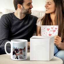 Custom Photo Mug Grandma, Personalized Photo For Grandma, Photo Mug Mom, Mug With Photo And Text, Personalized Photo Coffee Mug, Picture Cup,Custom Name Mug- Perfect Gift For Best Friends, Or Family - Ideal For Birthdays, Or Any Special Occasion, Valentine's Day Gift,Gift For Her, Gift For Him, Gift For Friends, Home Decor, Decoration, Personalized Gift, Custom Gift,Multi-Functional,Adjustable, ,Ornamental,Reusable,Easy To Clean,Exquisite,Adorable,High-Quality,Modern,Colorful,Cute,Comfortable,Stylish,Custom,Personalized,Unique,Ideal Gifts For Him,Ideal Gifts For Her,Boyfriend,Girlfriend,Dad,Mom,Family,Friends,Son,Daughter,School Students,Office,Tea Room,School,Home,Home Refresh - White - View 6