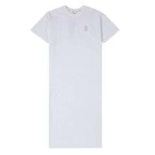 MLB Women's Basic Maxi Long Dress, Comfortable Casual Dress - Light Heather Gray - View 1