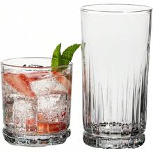 Anchor Hocking Anniston - Juego de 16 vasos para beber (8 vasos para rocas y 8 vasos para vasos) - Anniston - Ver 1