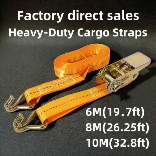 2,5/3,5 cm breite Ratsche Zurrgurt, Schwerlast Ratsche Ladungssicherungsgurt, geeignet für Autos, Motorräder, Lagerhallen, Fabriken und den Heimgebrauch