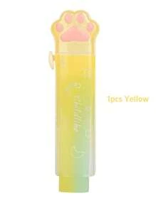 1pc Cat Paw Rubber Eraser For Pencil Cleaning Super Cute Correction Tools Office School Student , Back To School Gifts - Multicolor - View 21